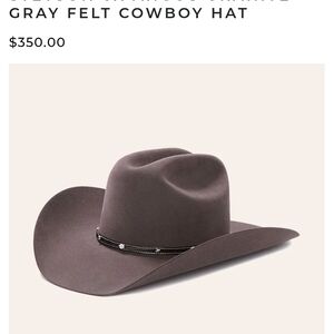 Stetson 6X "Angus" (Granite Gray) Felt Cowboy Hat